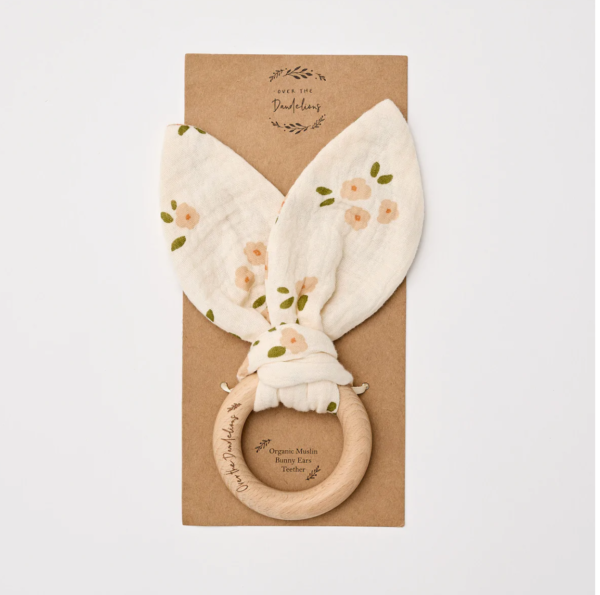 Teether Over the dandelions Muslin