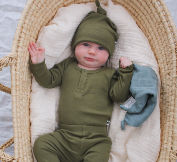 Baby Burrow & Be Long sleeve onesie