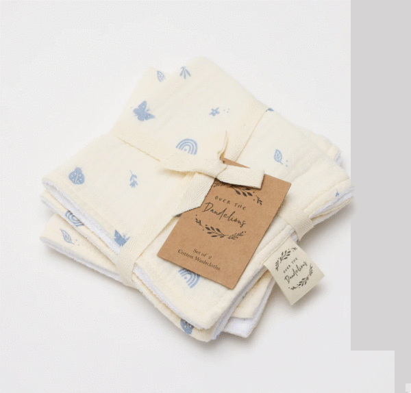 Washcloth set of 2 Over the dandelions - Image 3