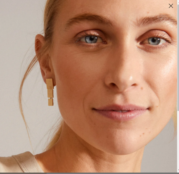 Earrings Pilgrim Klaudia recycled