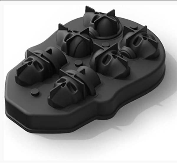 Ice tray Skull 6 pce