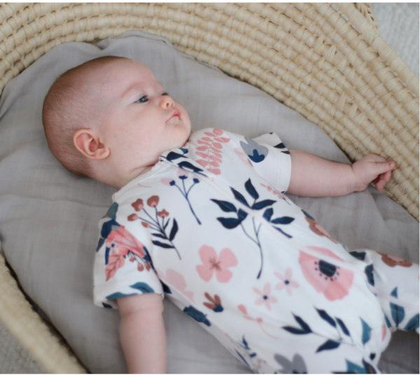 Baby Burrow & Be Clementine zip suit