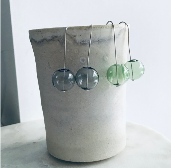 Earring Twigg Hand blown glass - Image 3