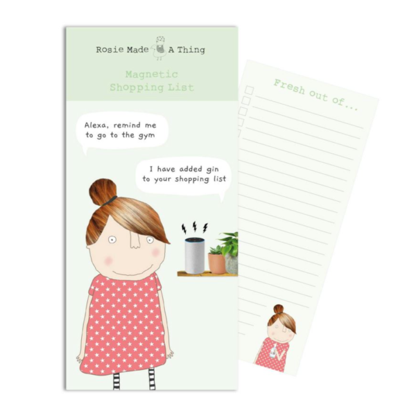 Magnetic list pad Rosie made a thing