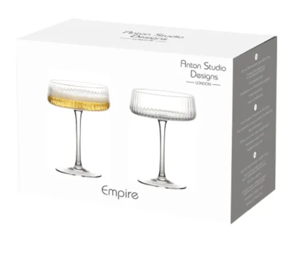 Glassware UZ Empire Champagne saucer - Image 2