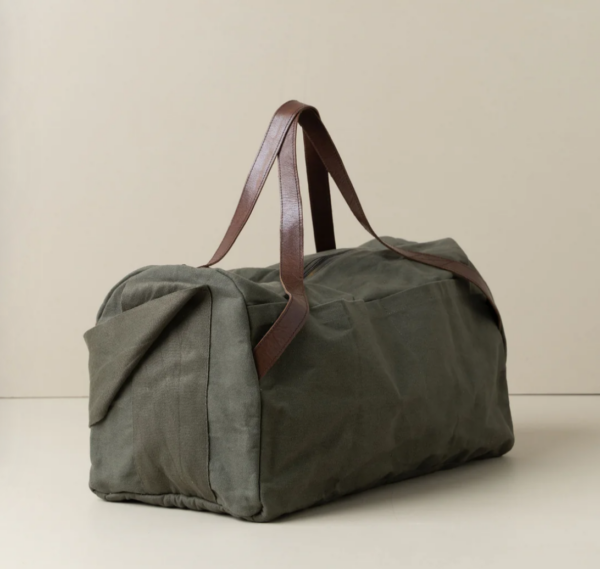 Duffle canvas bag Saarde Olive - Image 2