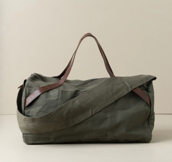 Duffle canvas bag Saarde Olive - Image 3