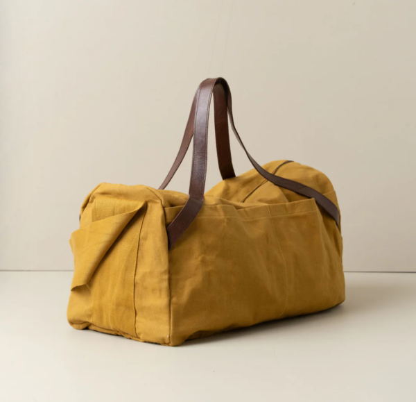 Duffle canvas bag Saarde Mustard - Image 2