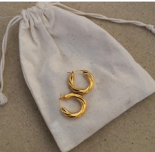 Earring LL Iris 18K Gold