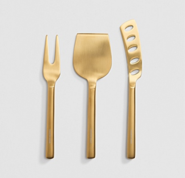 Cheese knife set 3pc CR