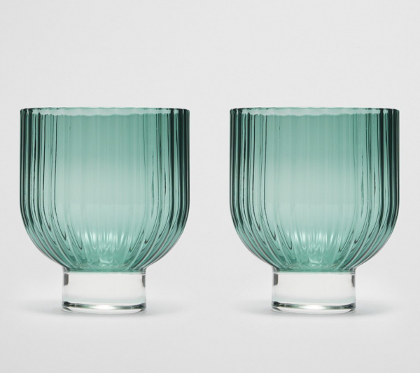 Daisy glassware CR Moss 2pk - Image 3