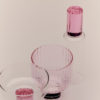 Daisy glassware CR Pink 2pk