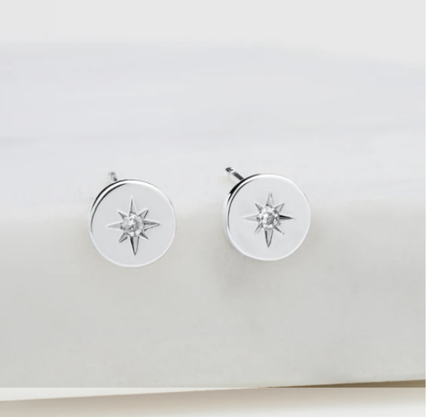 Earring Zafino Crystal disk - Image 2