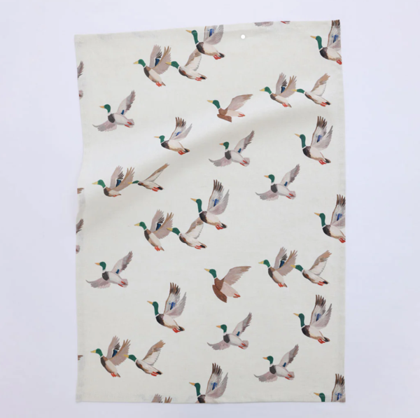 Tea Towel MM Linen Mallard