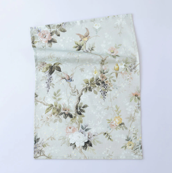 Tea towel MM Linen Zinnia