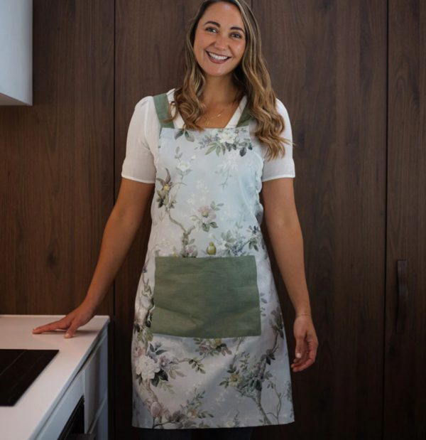 Apron MM linen Zinnia