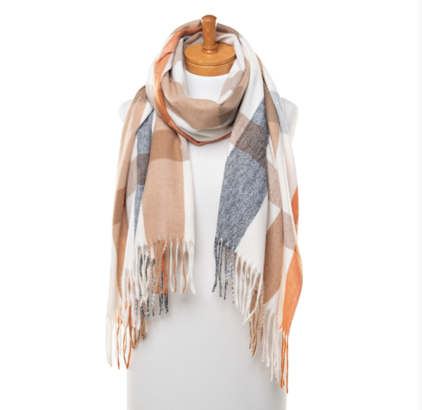 Scarf TH Plaid orange