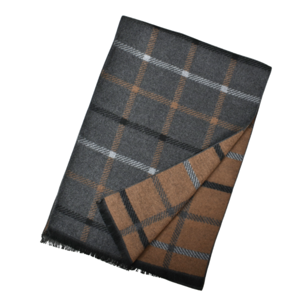 Scarf TH Men Plaid checked Camel