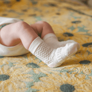 Baby sock Lamington Pearl