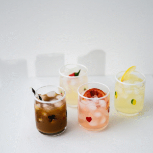 Glassware HL Icon Set of 4