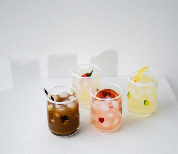 Glassware HL Icon Set of 4