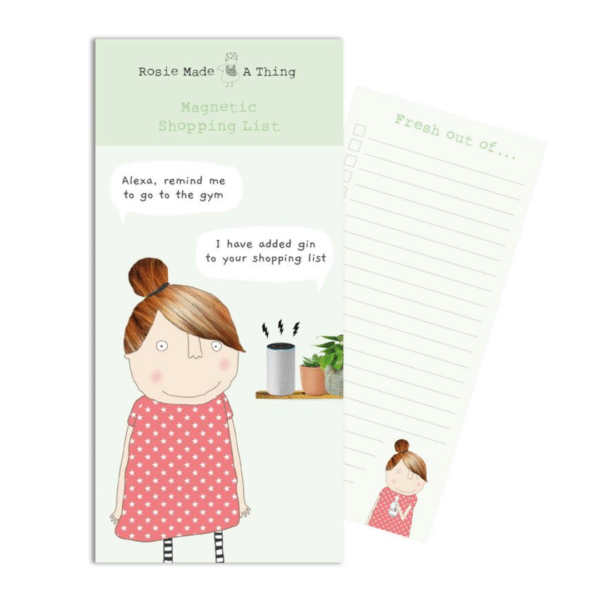 Magnetic list pad Rosie made a thing