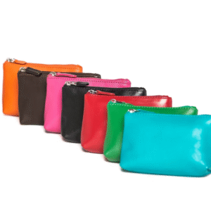 Leather Cosmo purse