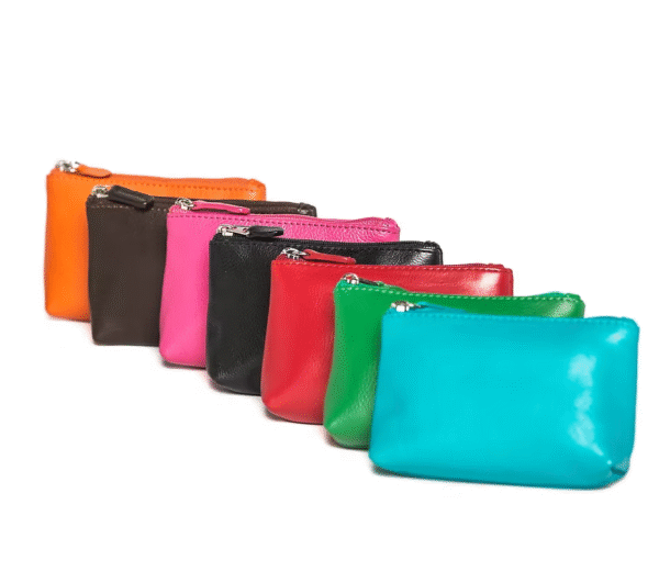 Leather Cosmo purse