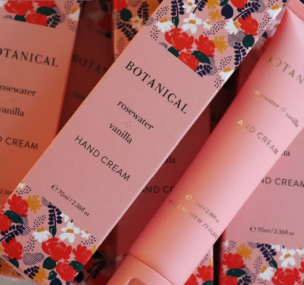 Hand cream Botanical Rosewater & vanilla