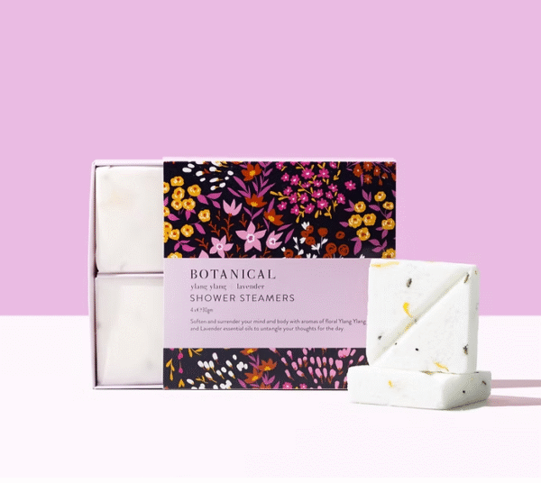 Shower steamer 4pc Ylang ylang & lavender