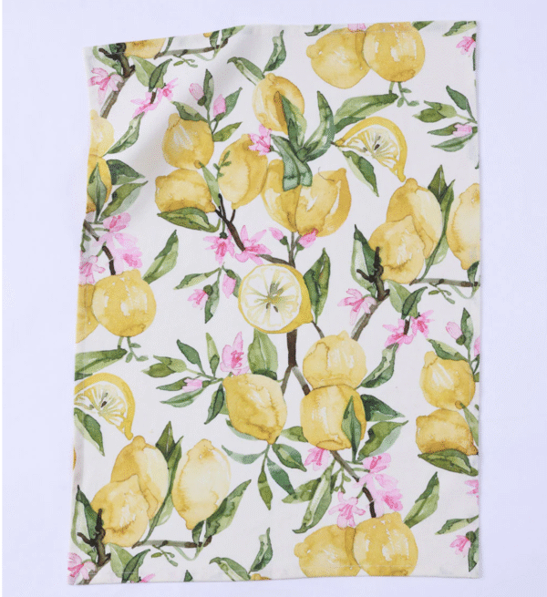 Tea towel MM linen Limone