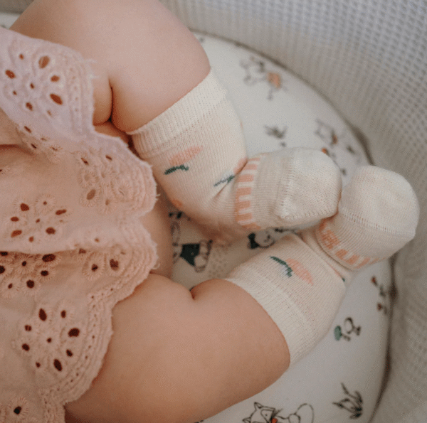 Baby sock Lamington Rosa