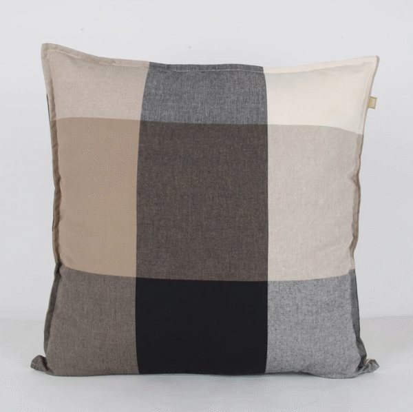 Cushion Giant check Olive