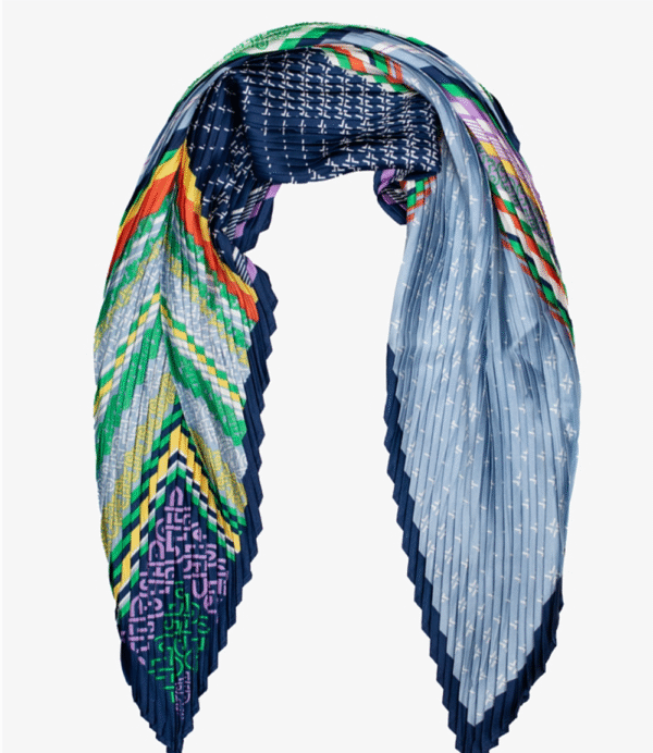 Neck scarf Antler Blue