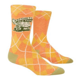 Men's sock Crotchety old F#*k