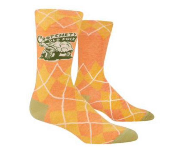 Men's sock Crotchety old F#*k