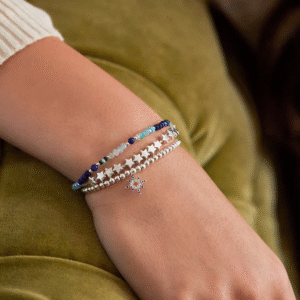 Bracelet EB Mixed blue Silver
