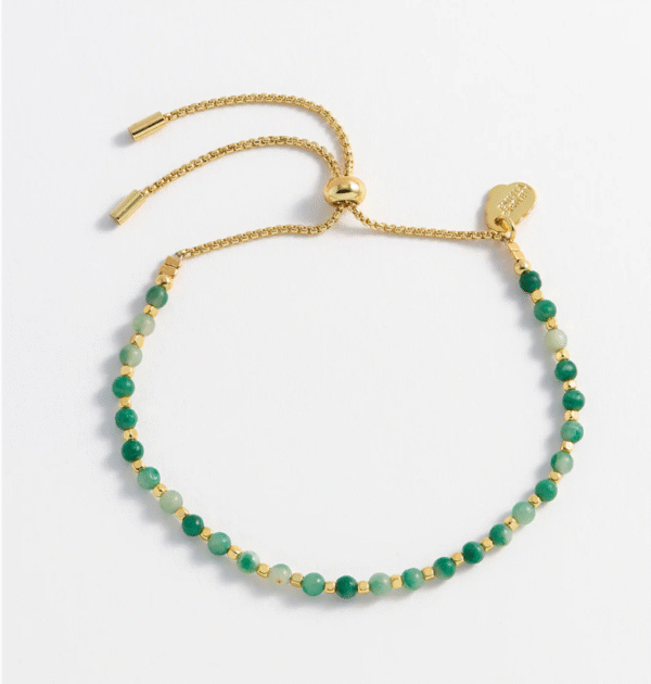 Bracelet EB Green quartz Gold - Image 2