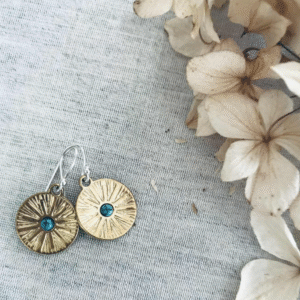 Earring Twigg Turquoise shine