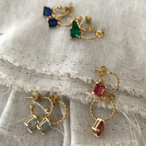 Earring Twigg Twisted gem