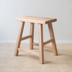 Elm reclaimed wood stool  INSTORE ONLY