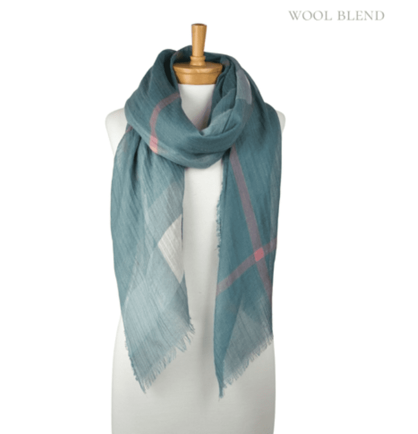 Scarf TH Wool blend Green