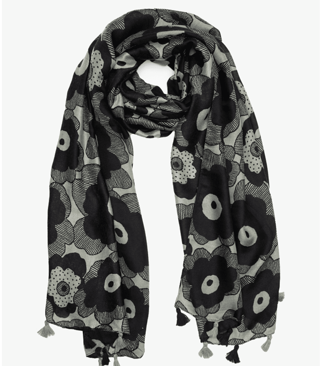 Scarf Antler Abstract dahlia