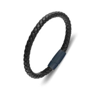 Bracelet Leather Black platt