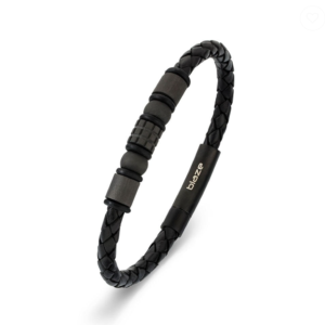 Bracelet leather & beads