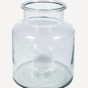 Vase glass French Country