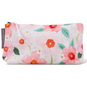 Cosmetic bag Linen small Meadow blush