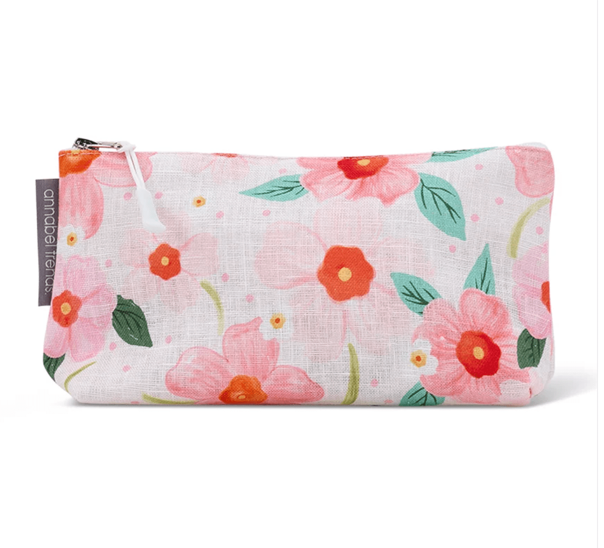 Cosmetic bag Linen small Meadow blush