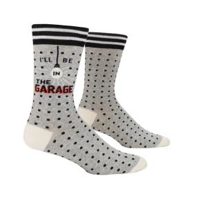 Mens sock I'll be in the garage