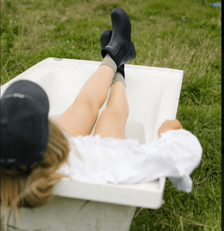 Skellerup ankle boot Black